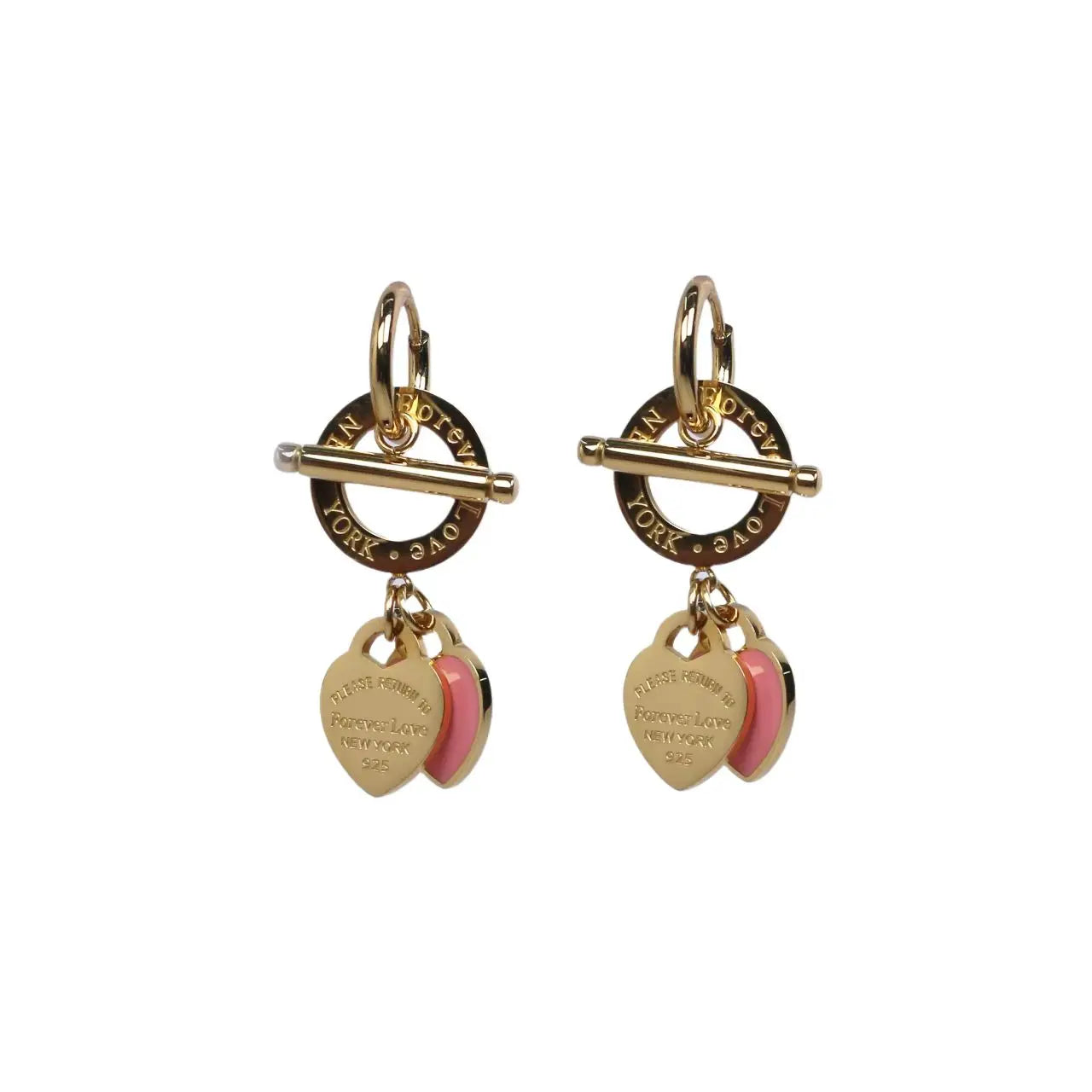 Fashion Stainless Steel Heart-Shaped Pendant Love Earrings Set for Women New Style Party Wedding Jewelry Wholesale ME-191