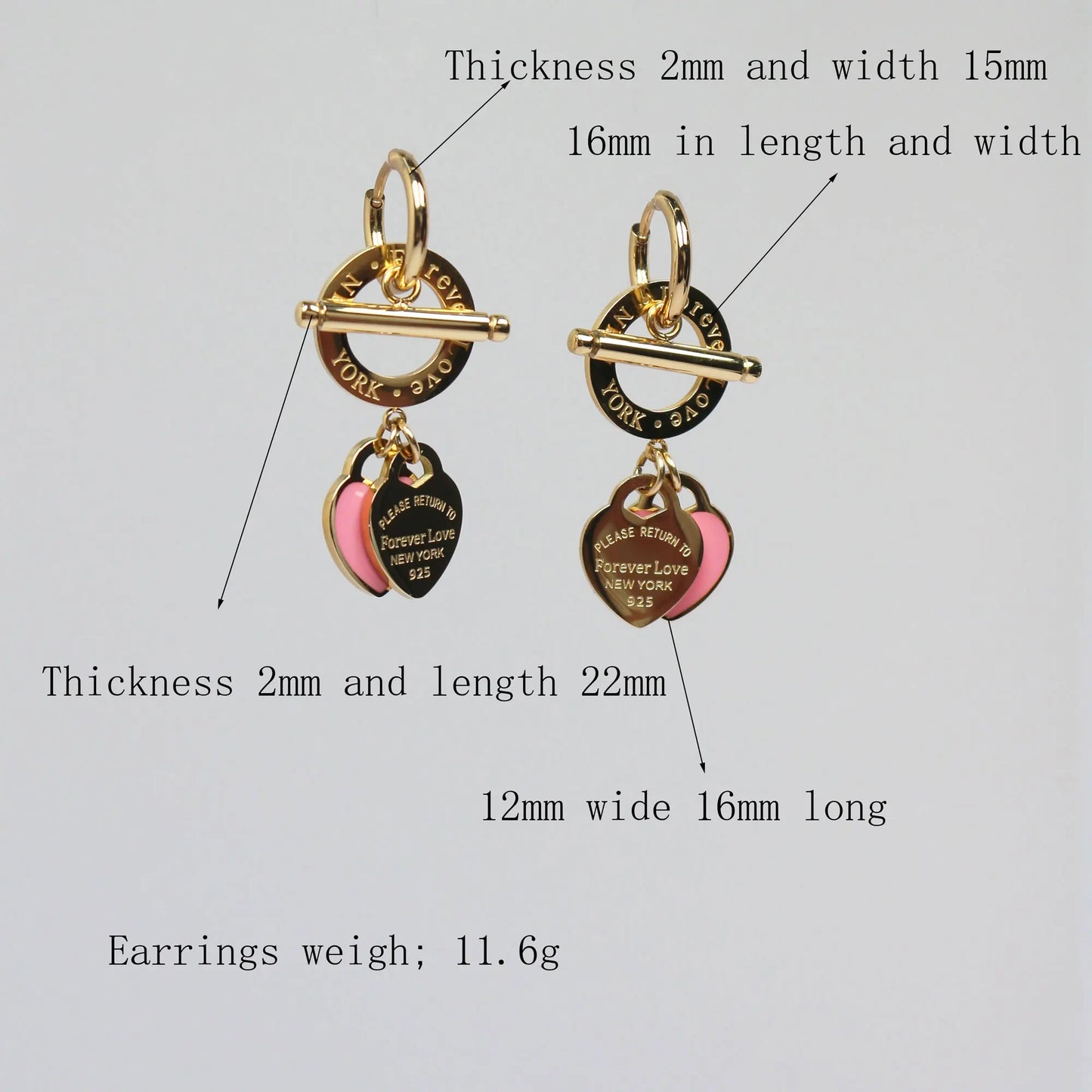 Fashion Stainless Steel Heart-Shaped Pendant Love Earrings Set for Women New Style Party Wedding Jewelry Wholesale ME-191