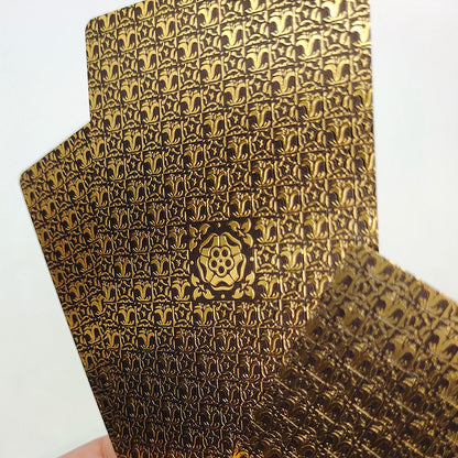 New Plastic Rider Waite Tarot Hot Stamping Gold Foil Tarot Exquisite Board Game Divination Cards For Collection